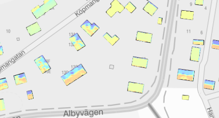 Kartutsnitt från Solkartan